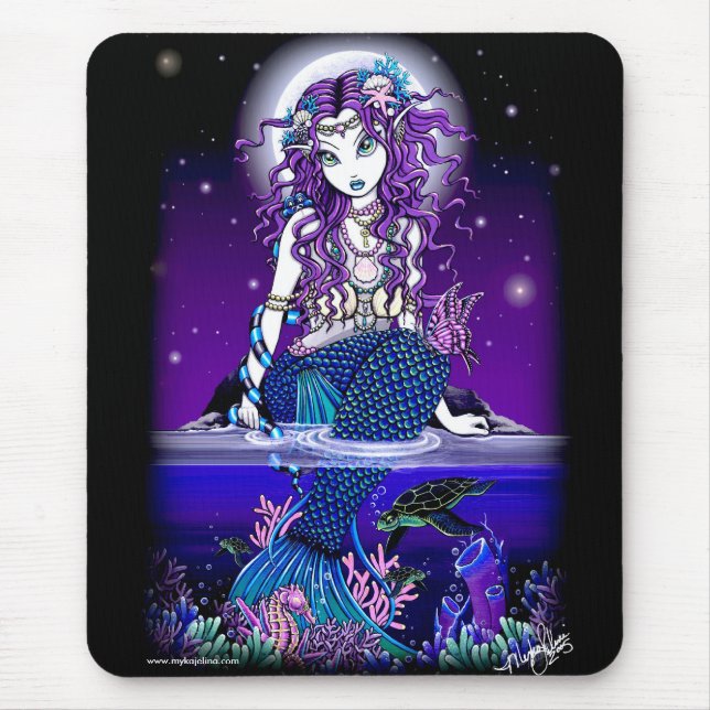 Uxia Dämmerungs-Mond-Meerjungfrau Mousepad (Vorne)
