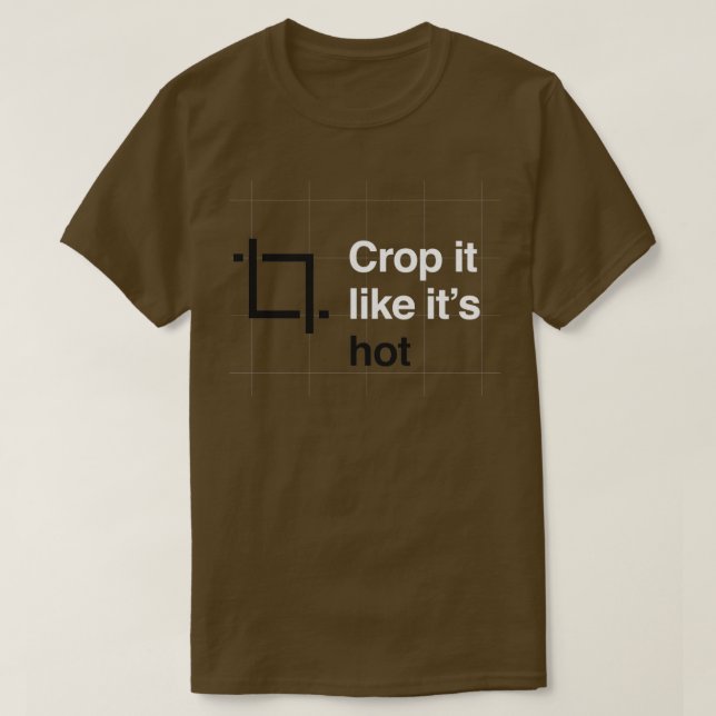 UXUI Design Crop it It like it hot T-Shirt (Design vorne)