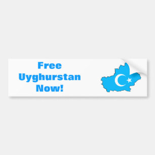 Uyghur Freiheits-Autoaufkleber Autoaufkleber