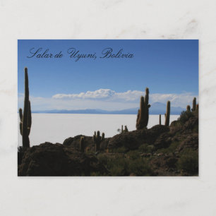 Uyuni cacti postkarte