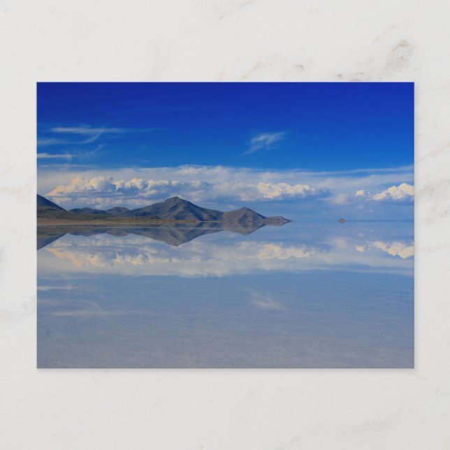 uyuni reflektionen postkarte (Vorderseite)