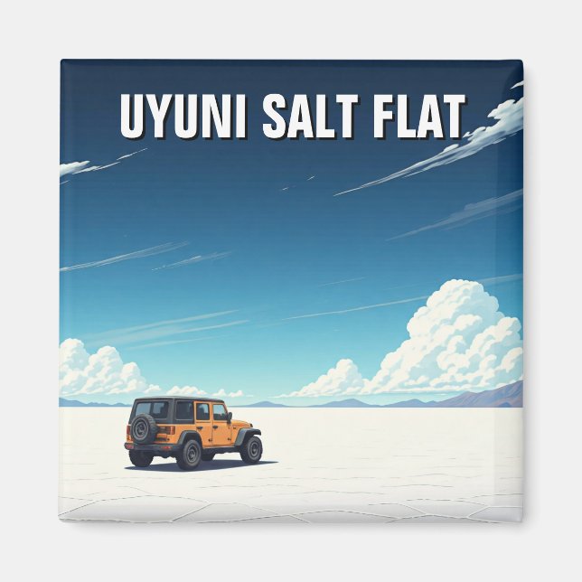 Uyuni Salt Flat Salar De Uyuni Magnet (Vorne)