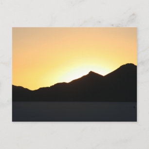 Uyuni-Sonnenuntergang Postkarte