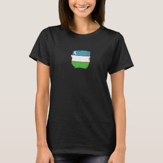 Uzbekistan Proud Uzbek Flag   T-Shirt