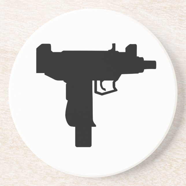 Uzi Getränkeuntersetzer (Vorne)