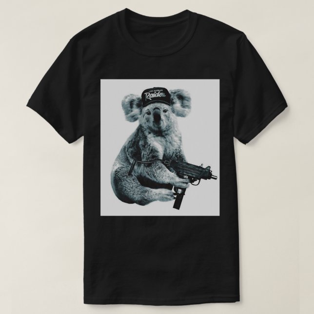 Uzi macht es essenziell T Shirt (Design vorne)