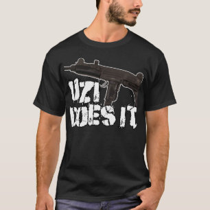 Uzi schießt es T - Shirt des Shirt- Uzi