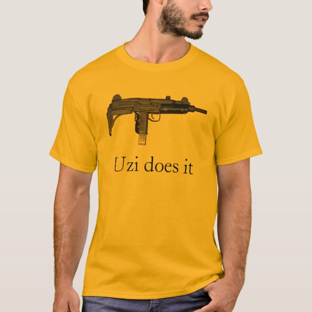 Uzi tut es T - Shirt (Vorderseite)