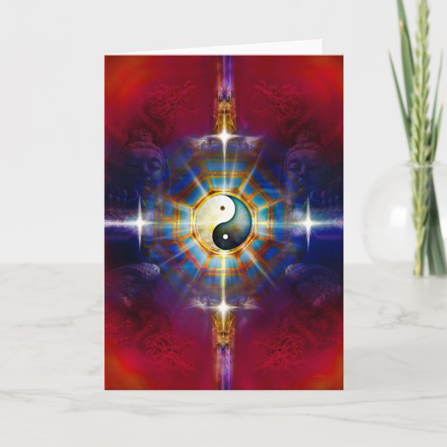 V051 BaGua Drachen Karte (Vorderseite)