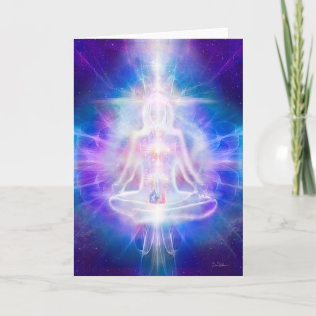 V069 Meditator Flame Karte (Vorderseite)