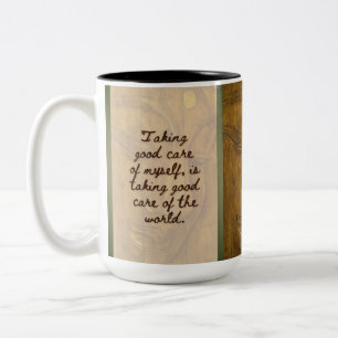 V1 BuddhaHeute #6 Zen Tasse - Buddha Rose & Zitat