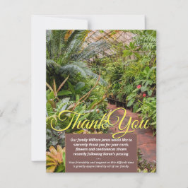 V1 Tropische Pflanze Danke Karte
