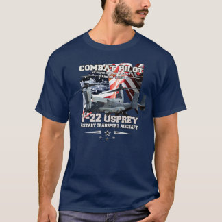 V22 Militärflugzeug des Osprey-Mehrzweckflugzeugs T-Shirt