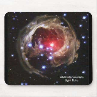 V838 Monocerotis helles Echo Mousepad