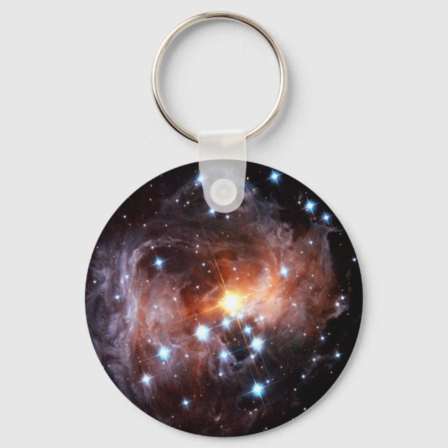 V838 Monocerotis Red Supergiant Star Hubble Foto Schlüsselanhänger (Vorderseite)
