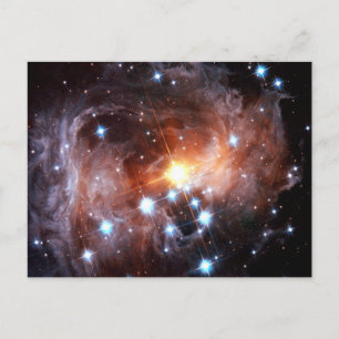 V838 Monocerotis Rote Überriesenstern Hubble-Foto Postkarte