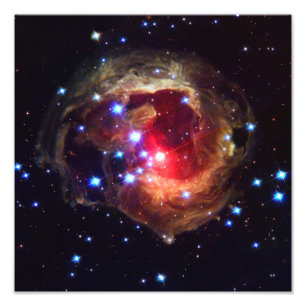 V838 Monocerotis Stern (Hubble Teleskop) Fotodruck