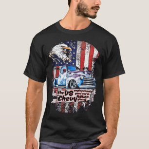 V8 Chevy Pick Truck USA Adler nie illustrat geben T-Shirt