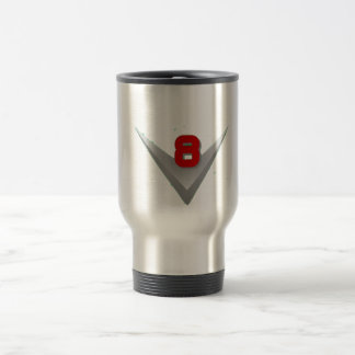 V8-Logo Reisebecher