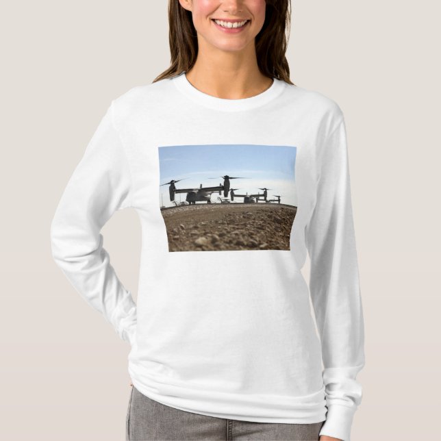 V-22 Kippflugzeug T-Shirt (Vorderseite)