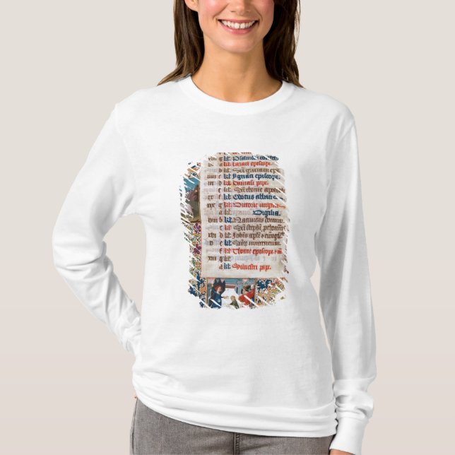 V.25-3 Fol.12v der Monat Dezember T-Shirt (Vorderseite)