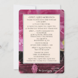 V.2 GUTE MORNING Inspiration und Freude! Dankeskarte