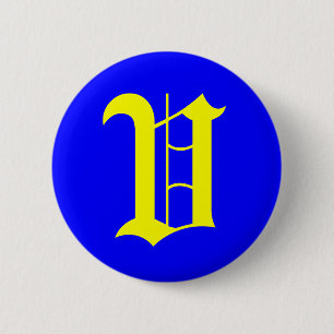 V - ALTES ENGLISCH BUTTON