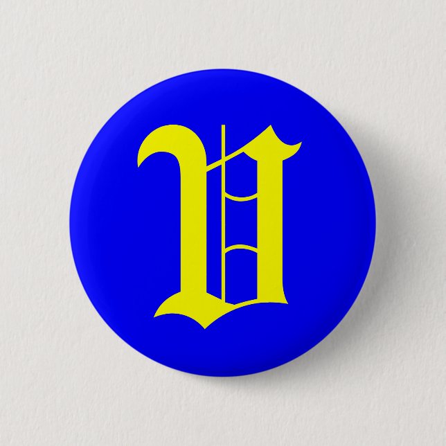 V - ALTES ENGLISCH BUTTON (Vorderseite)