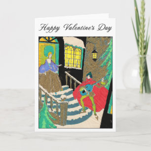 V-Day Troubadour Karte