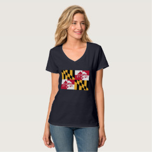 V der Frauen - Hals Joker Calvert T-Shirt