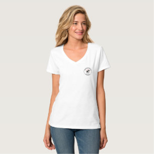 V der Frauen - Hals T-Shirt