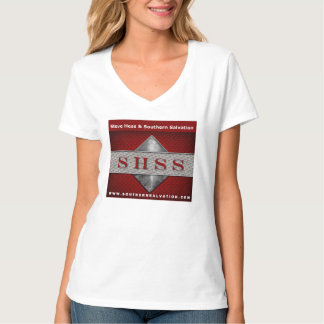 V der Frauen - Hals T-Shirt