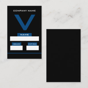 V Design, Besucherkarten Visitenkarte