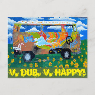 V. Dub, V. Happy! Postkarte