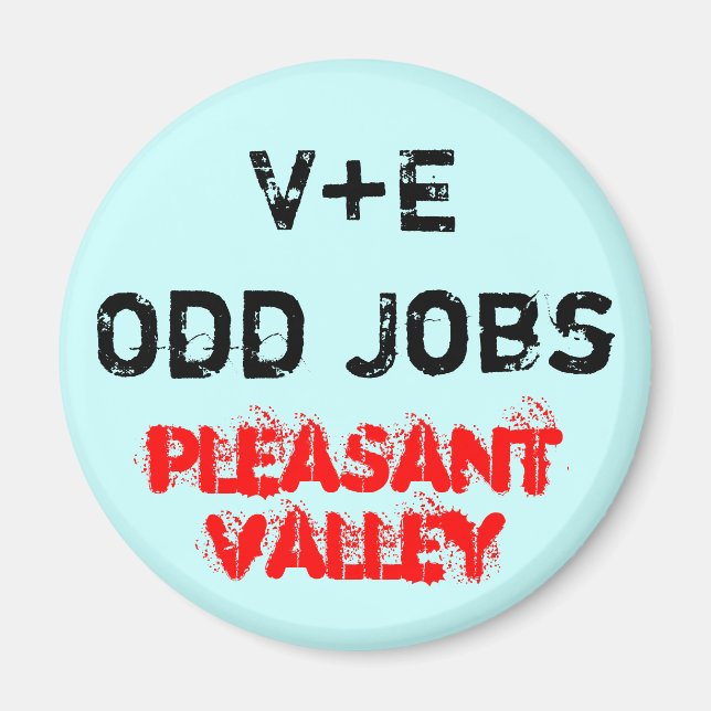 V+E OFT Jobs Magnet (Vorne)