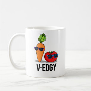 V-Edgy Funny Veggie Pun Kaffeetasse