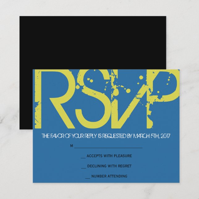 V Einladung zur ersten Einholung von Bar Bat Mitzv (Vorne/Hinten)