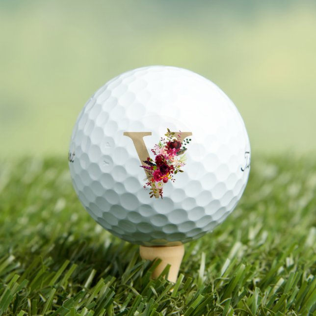 V Floral Golfball (Insitu T-Shirt)