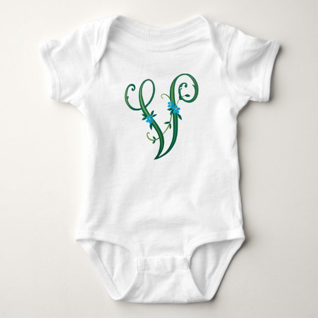V für veganes T-Shirt (Vorderseite)