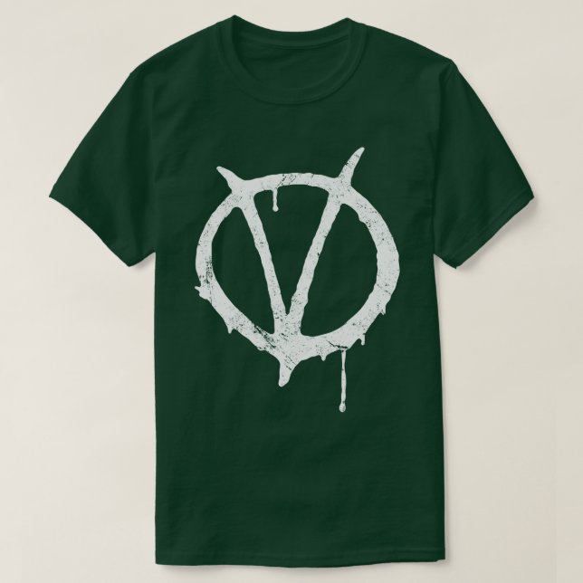 V für Vendetta Vintag2 T-Shirt (Design vorne)