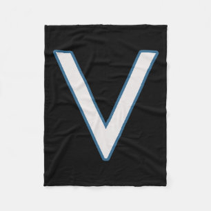 V Games Funny Gaming Video Game Adult Fleecedecke