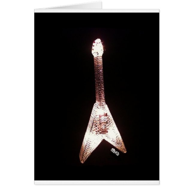 V Gitarren-Karte (Vorne)