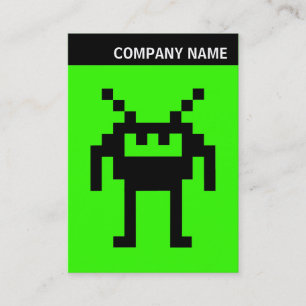 V Header - Bild - Nanobot auf Grün 33FF00 Visitenkarte