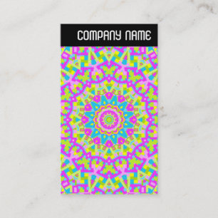 V Header - Farbige Kaleidoskop 010 Visitenkarte