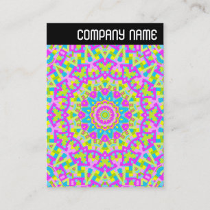 V Header - Farbige Kaleidoskop 010 Visitenkarte