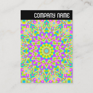 V Header - Farbige Kaleidoskop 02 Visitenkarte