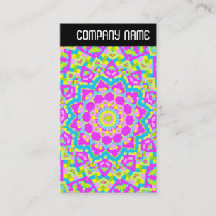 V Header - Farbige Kaleidoskop 09 Visitenkarte