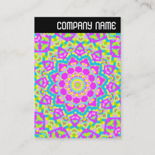 V Header - Farbige Kaleidoskop 09 Visitenkarte