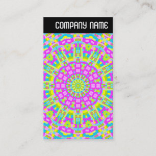 V Header - Farbige Kaleidoskop Visitenkarte