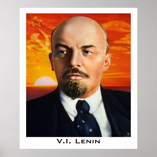 V.I. Lenin Poster (Vorne)